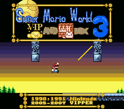 Super Mario World - VIP and Wall Mix 3 Title Screen
